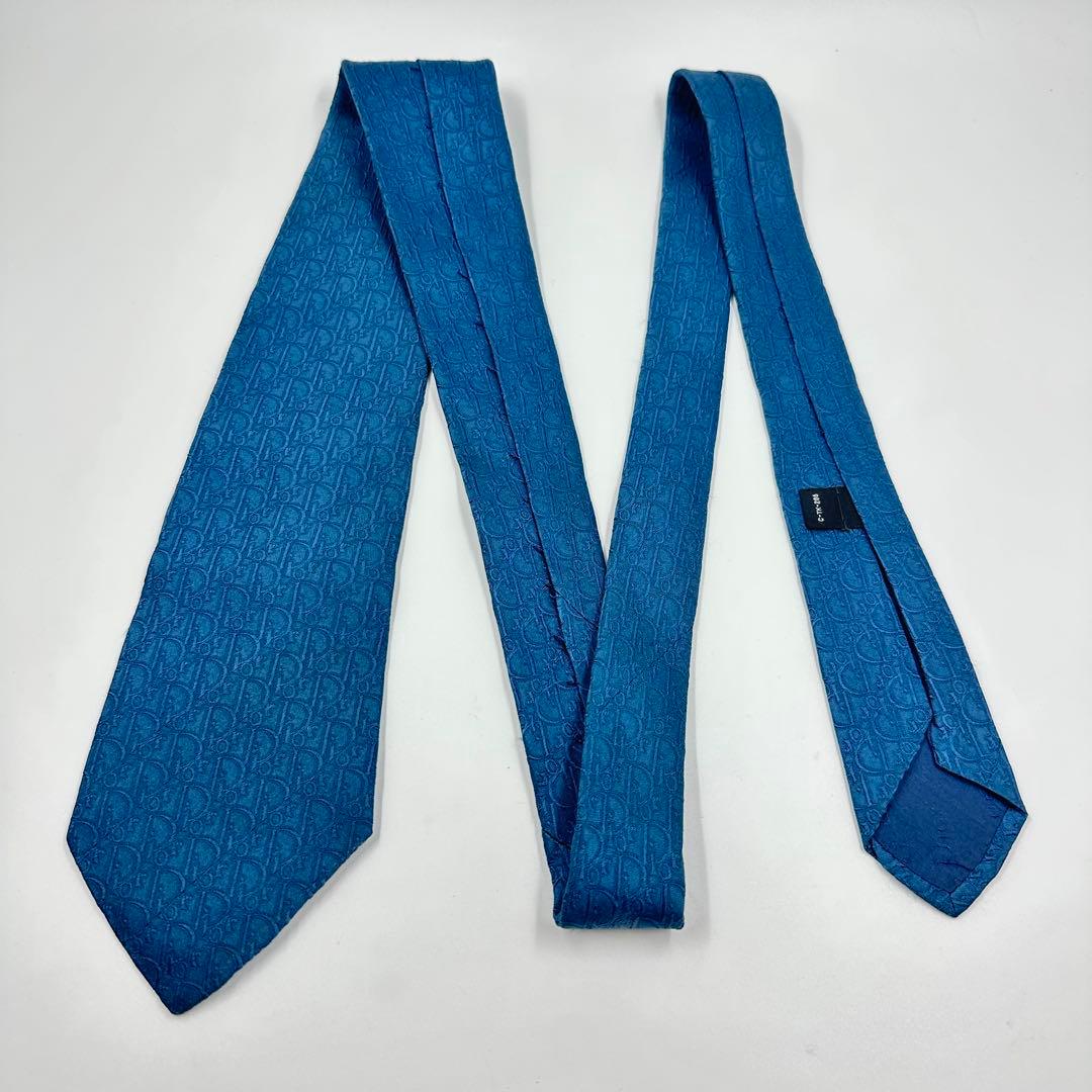 ✨️美品✨️ クリスチャンディオール ネクタイ トロッター ブルー 青色
