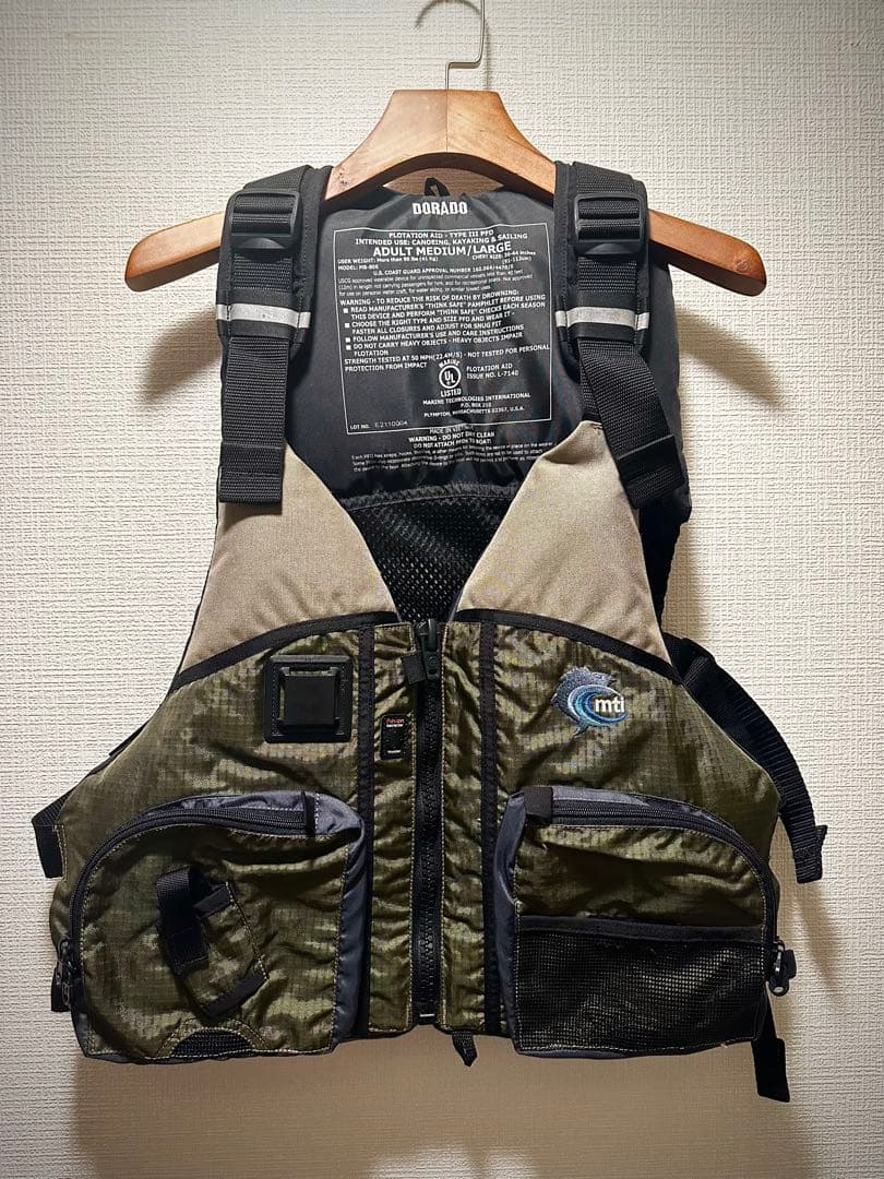 mti Dorado ドラド ライフジャケット PFD カヤック●新品未使用●