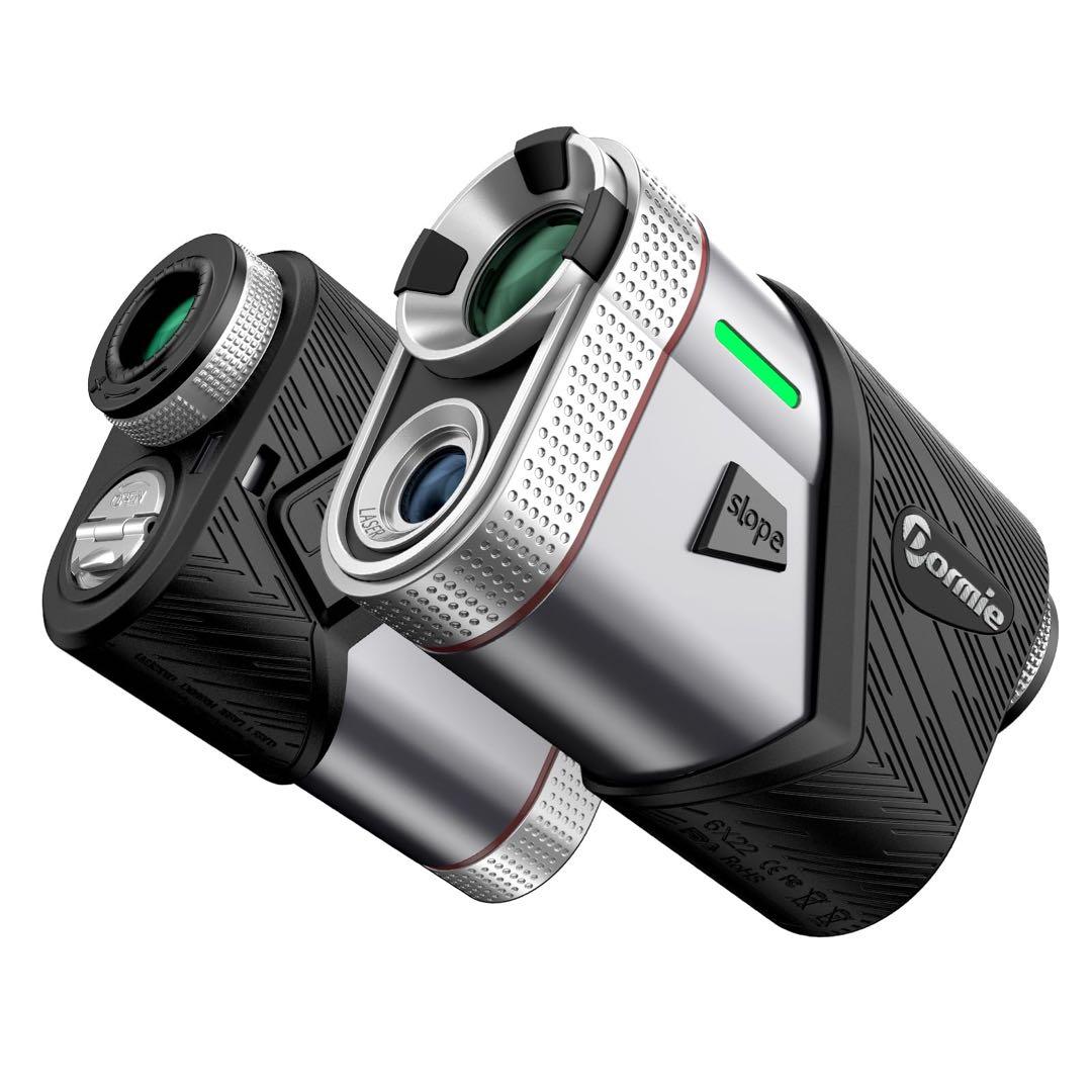 ゴルフ 距離計 高精度 最速0.02S測定 赤色/黒色環境自動光感調整 6倍望遠