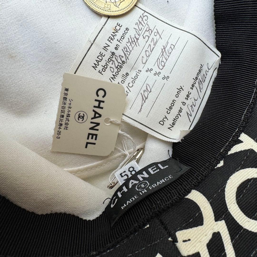 タグ付きシャネル　CHANEL ハット　帽子