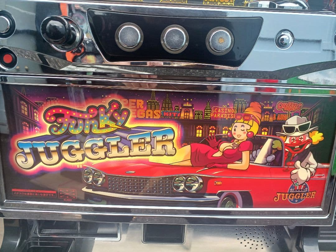 【送料無料】ファンキージャグラー　ジャグランプ付き　5号機