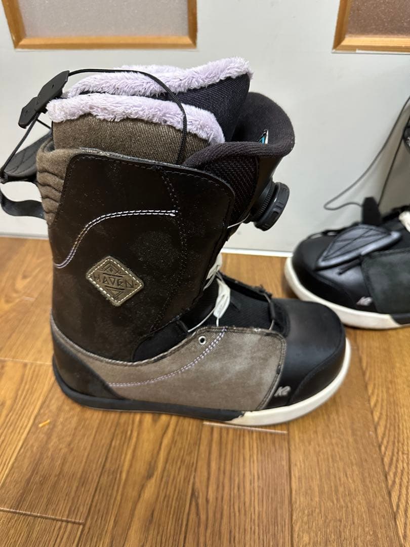 3セットSABRINAスノー ボード135cmビンディング付ブツ24cm
