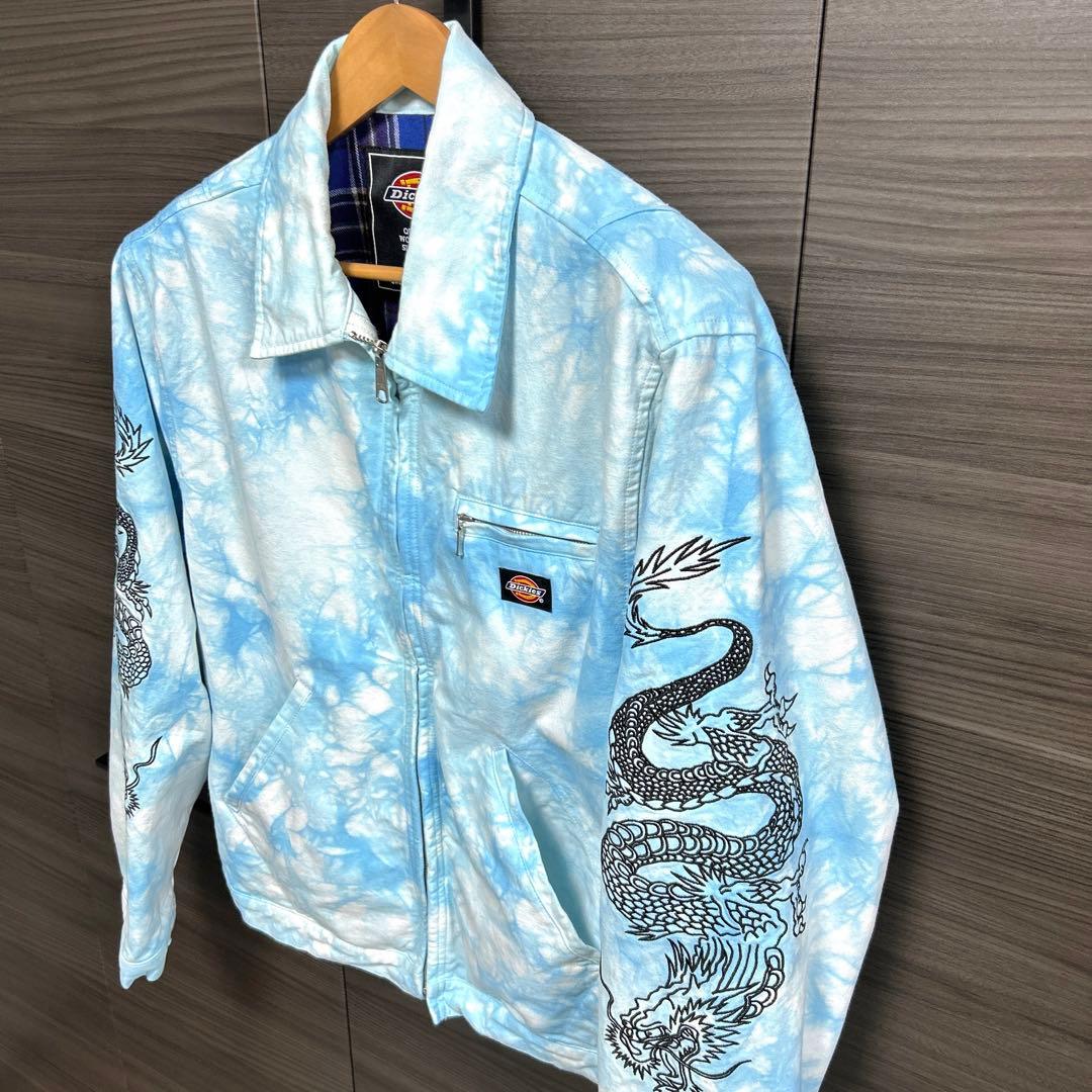 Dickies × CLOT スタジャン ブルゾン コラボ タイダイ 龍刺繍