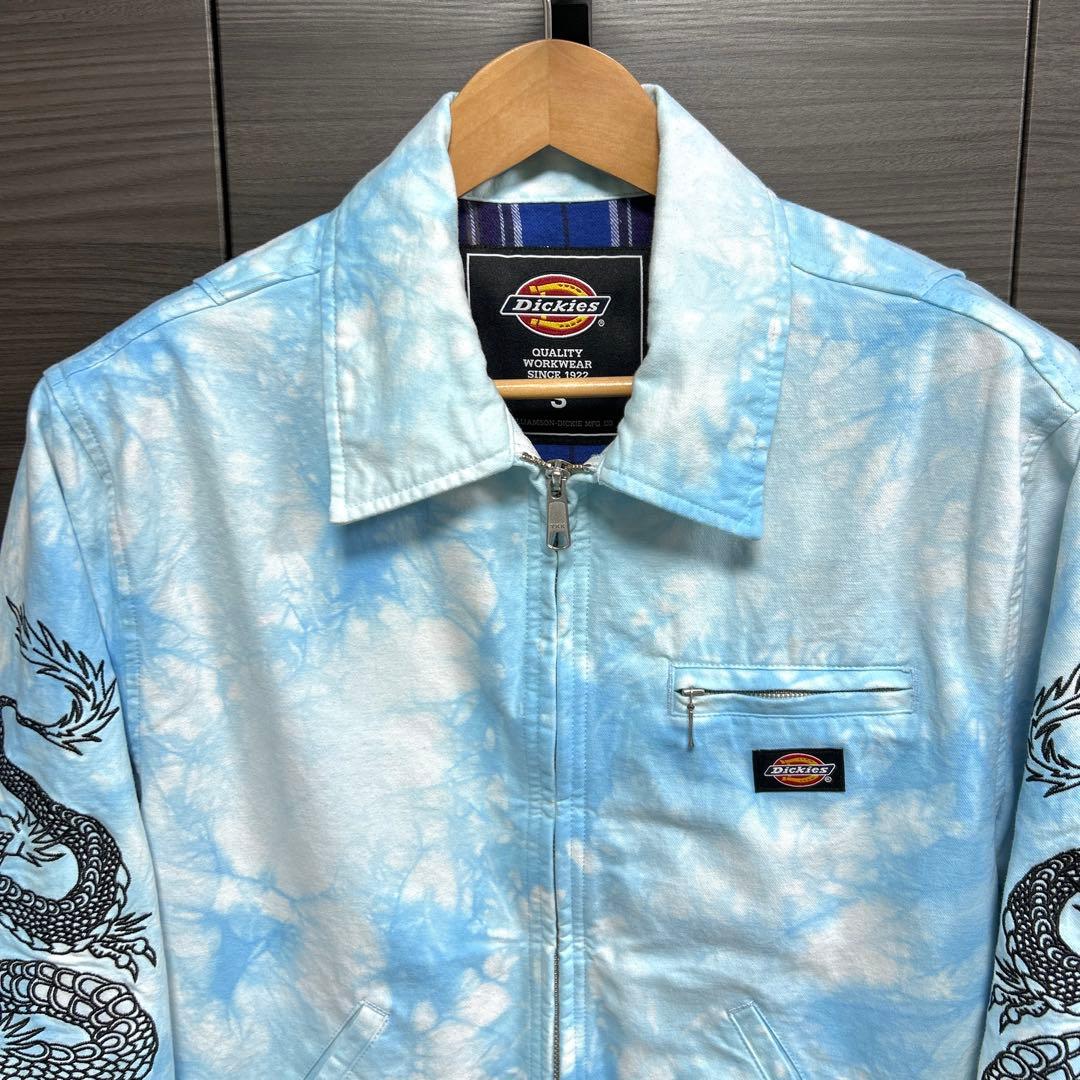 Dickies × CLOT スタジャン ブルゾン コラボ タイダイ 龍刺繍
