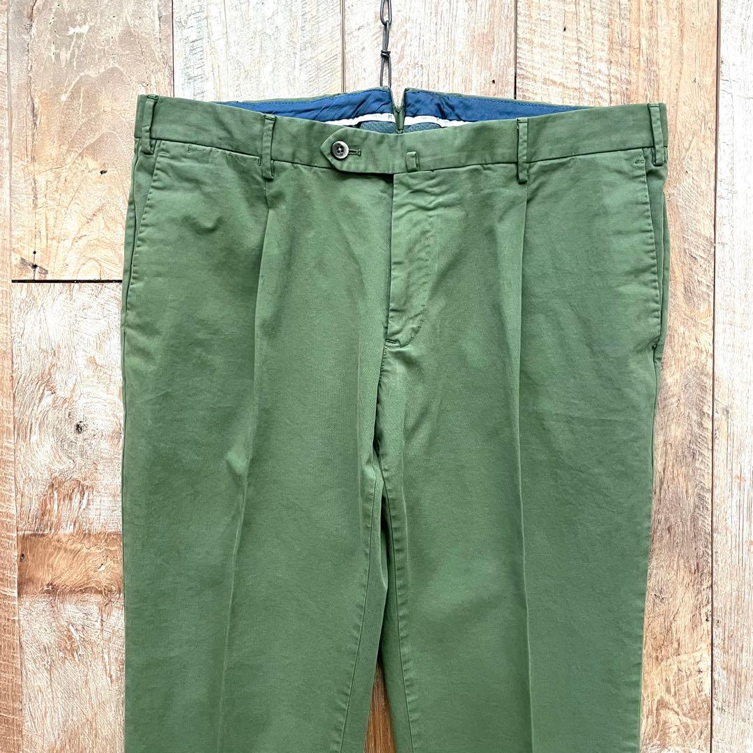 【美品】PT TORINO テーパード コットン スラックス パンツ 52