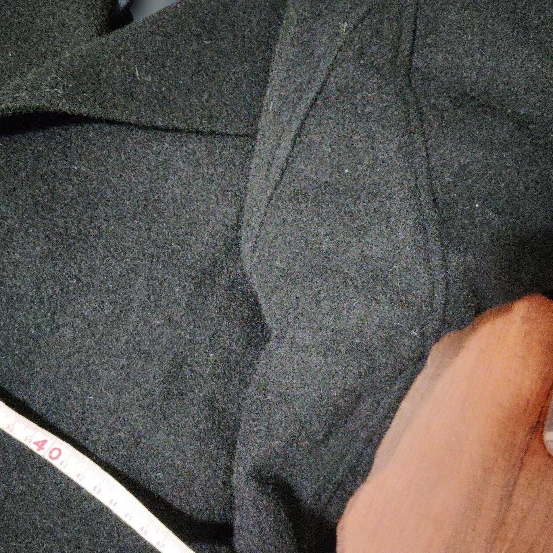 Y's ブラック ダブルブレスト ロングコート2