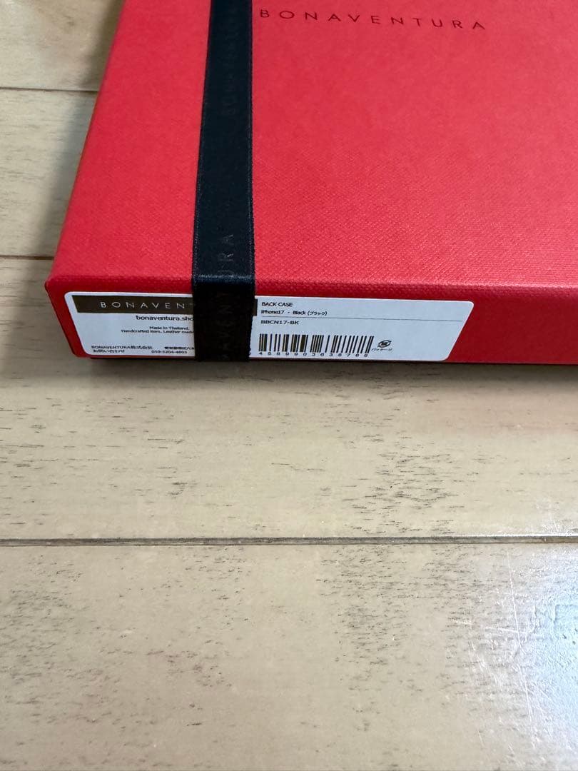 BONAVENTURA iPhone17 ノービレレザー ブラック 新品 箱付き