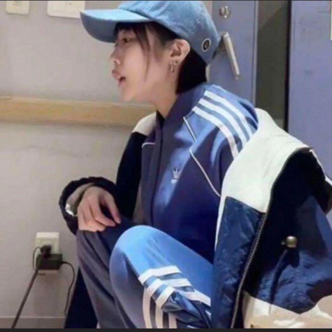 アディダスオリジナルス スーパースター ブルー グレー あのちゃん ジャージ