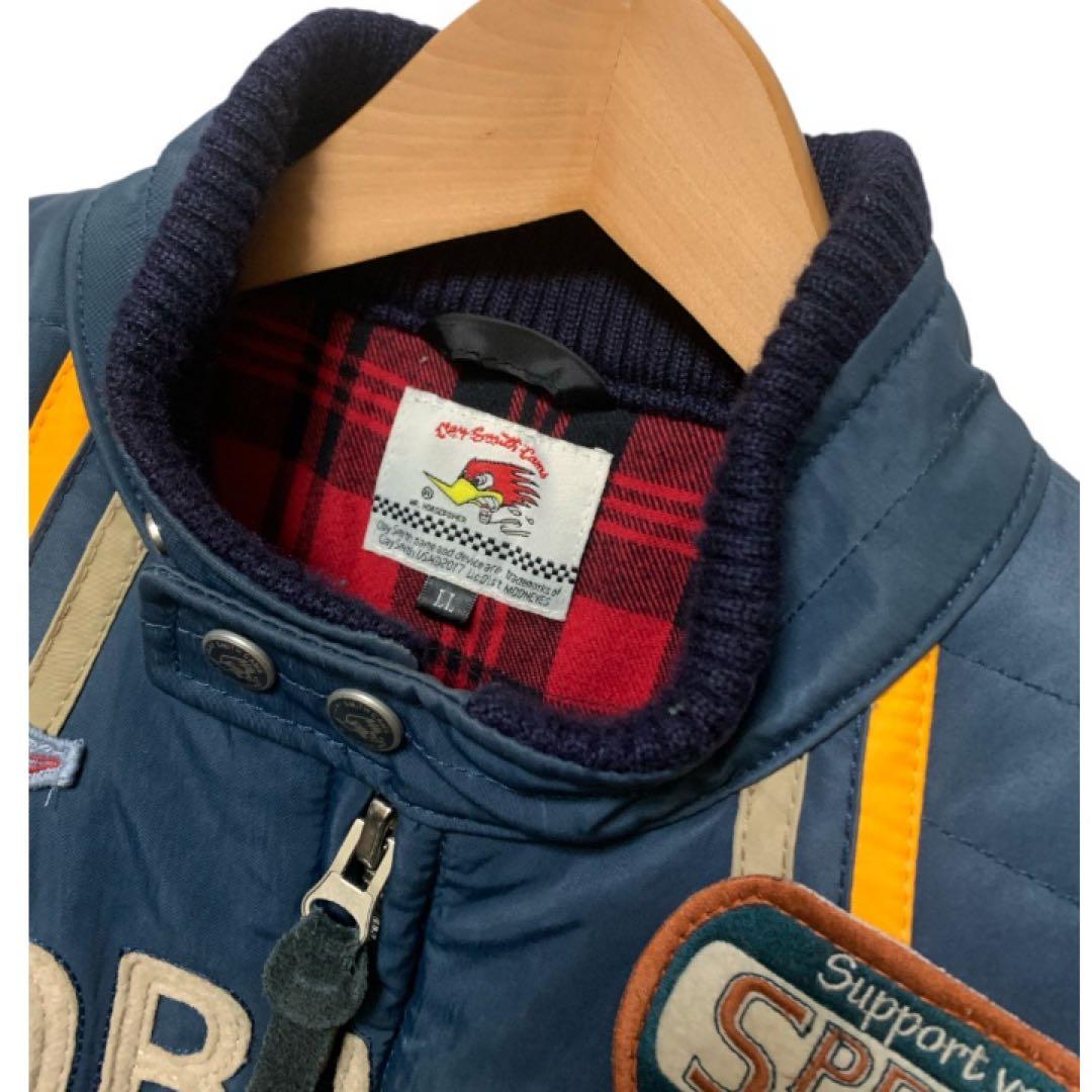 状態良好！Clay Smith CSY-7213ライダースジャケット刺繍ワッペン