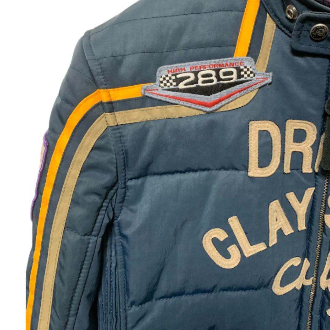 状態良好！Clay Smith CSY-7213ライダースジャケット刺繍ワッペン