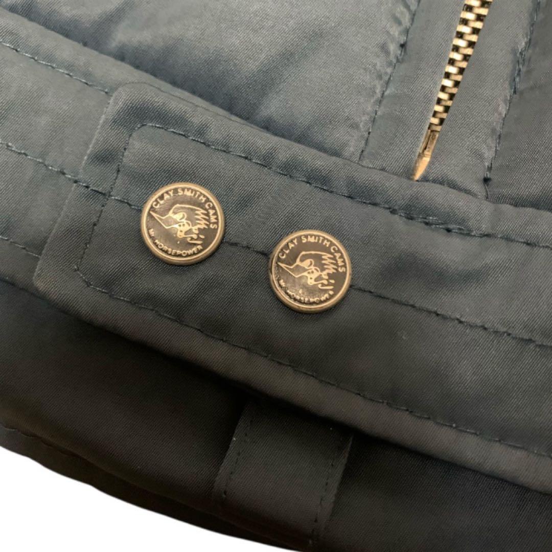 状態良好！Clay Smith CSY-7213ライダースジャケット刺繍ワッペン