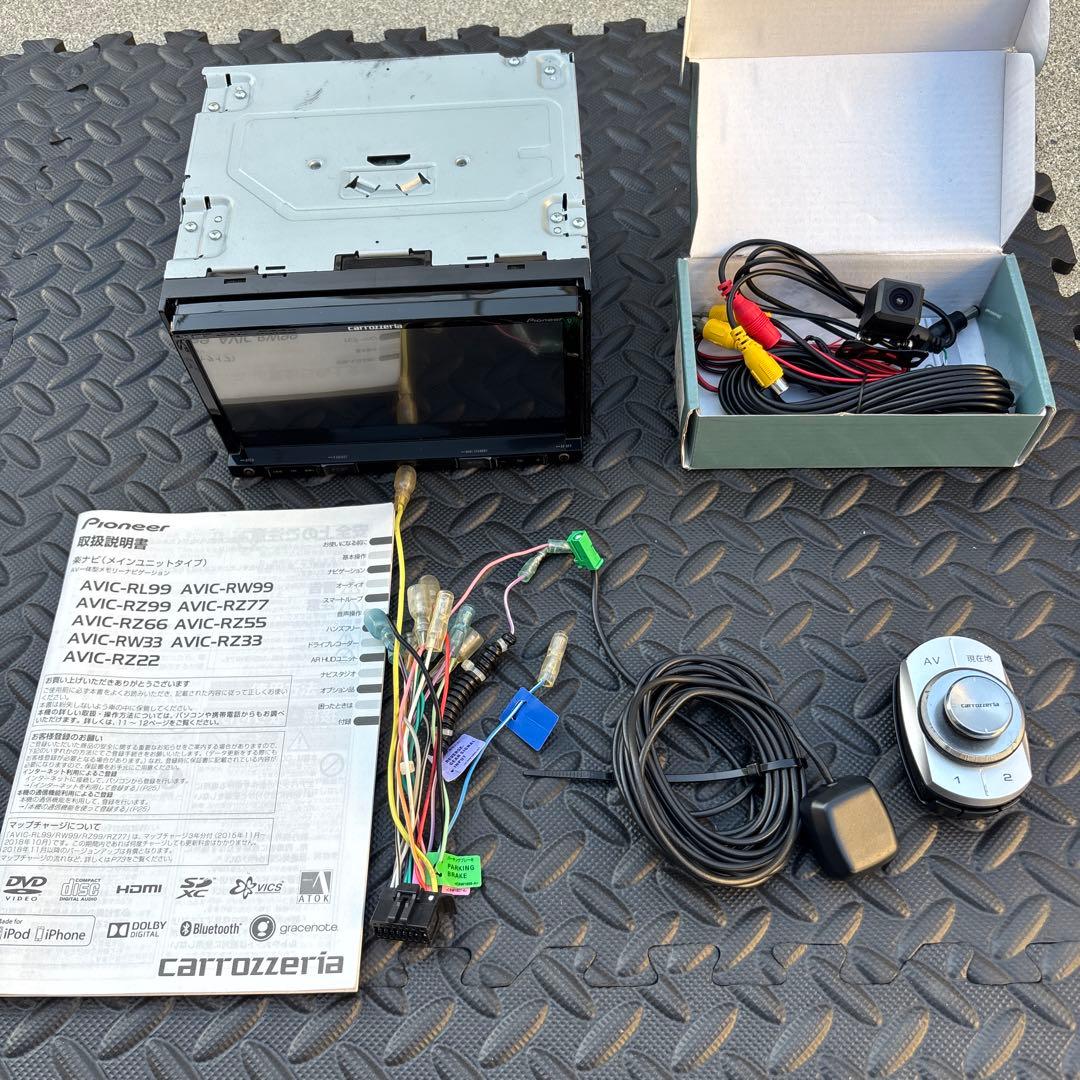 Pioneer AVIC-RZ99 カーナビ 7インチ 動作異常なし カメラ付き