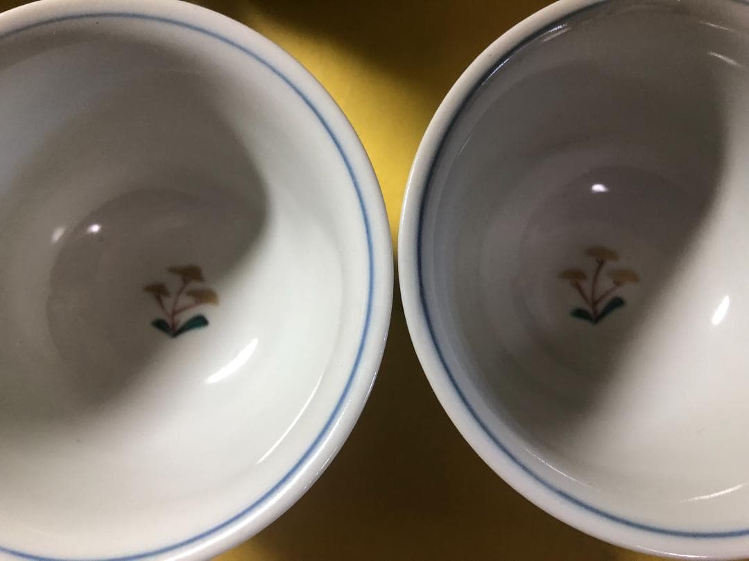 焼*ん様 超希少　九谷焼 人間国宝吉田美統 汲出茶碗 梗分