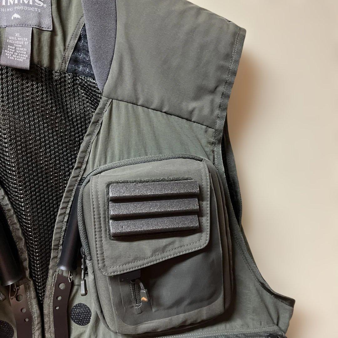 SIMMS フィッシングベスト XL カーキ