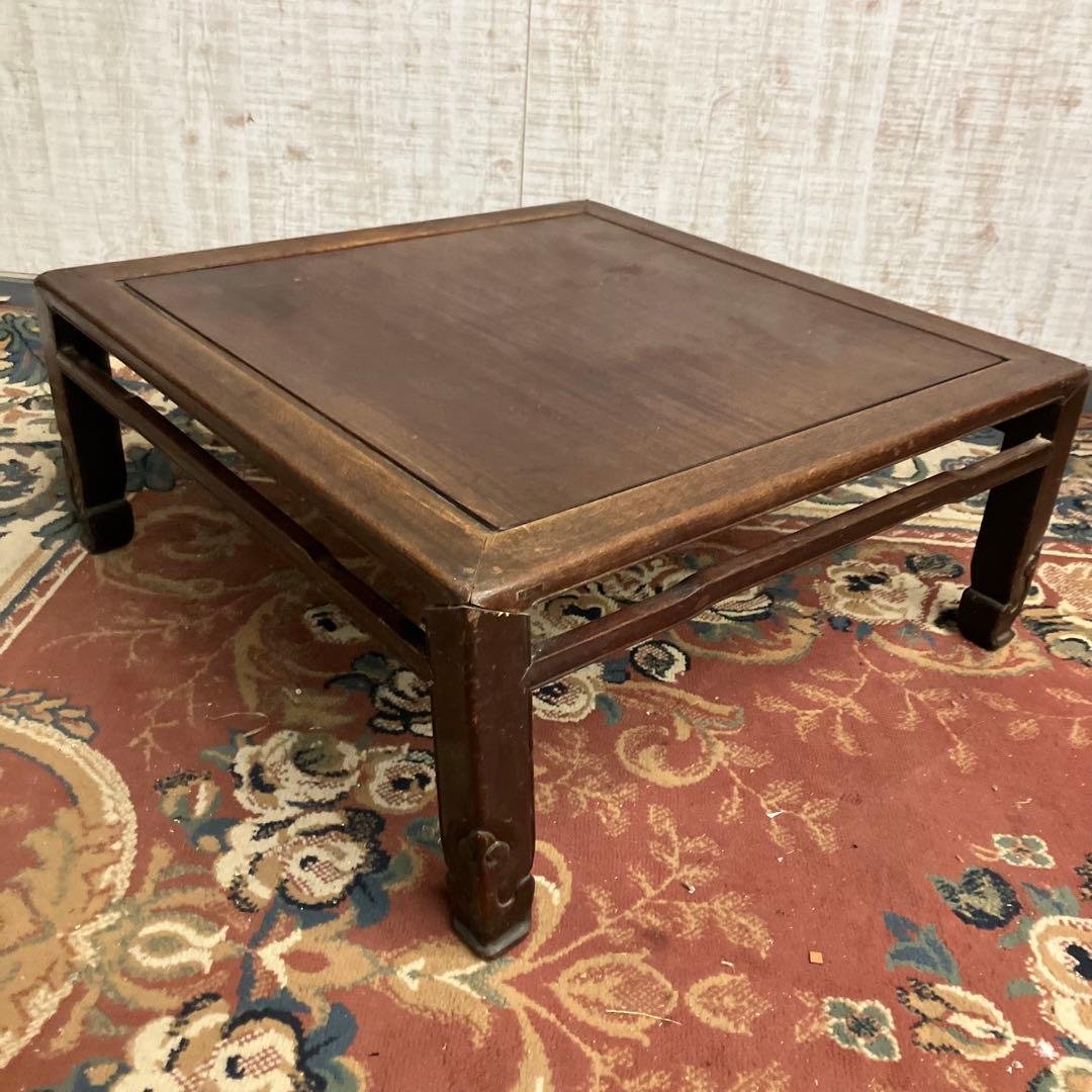 昭和レトロ 古家具 銘木 欅 座卓 ちゃぶ台 センターテーブル アンティーク家具