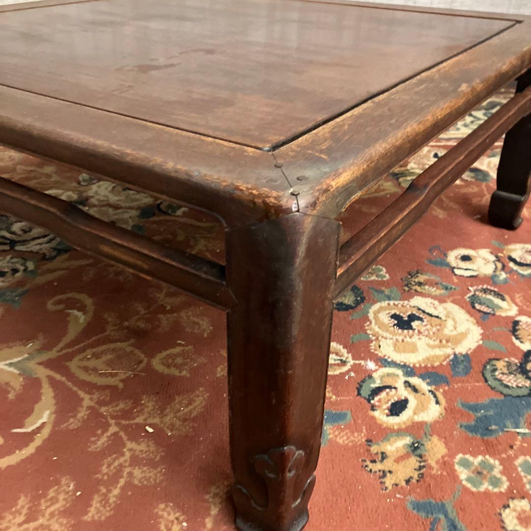 昭和レトロ 古家具 銘木 欅 座卓 ちゃぶ台 センターテーブル アンティーク家具