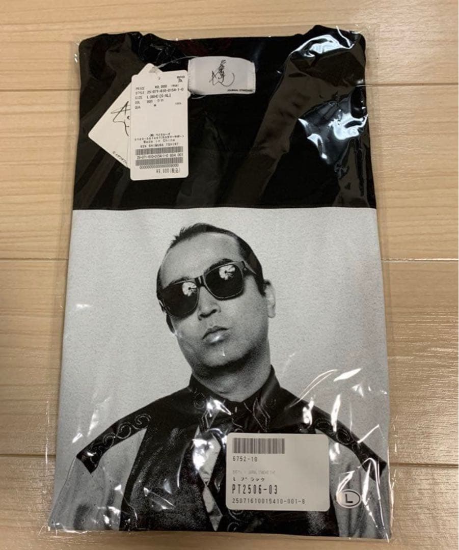【新品】志村けん × JOURNAL STANDARD Tシャツ　L ブラック