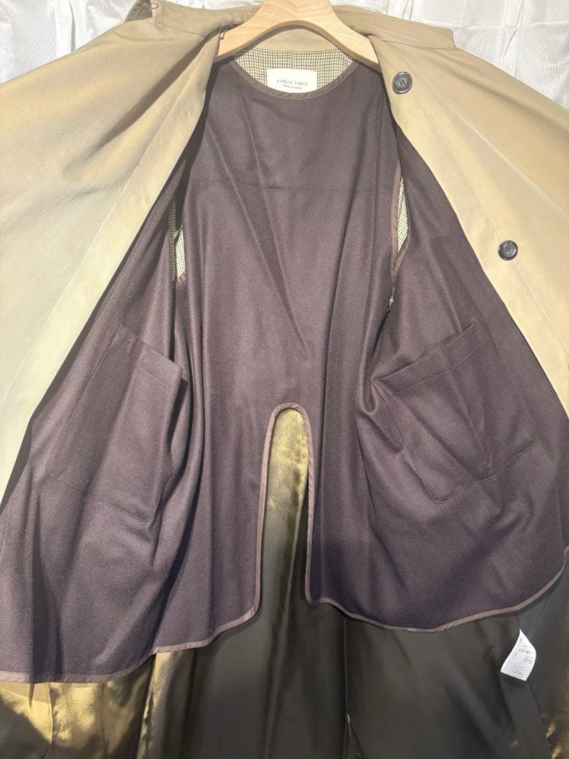 【美品】PUBLIC TOKYO パブリックトウキョウ トレンチコート