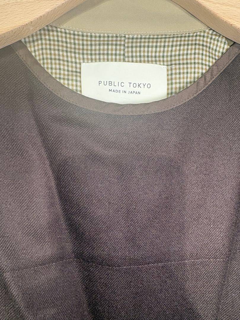 【美品】PUBLIC TOKYO パブリックトウキョウ トレンチコート