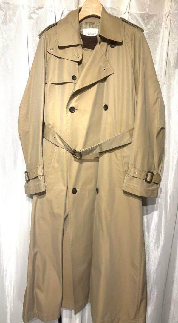 【美品】PUBLIC TOKYO パブリックトウキョウ トレンチコート