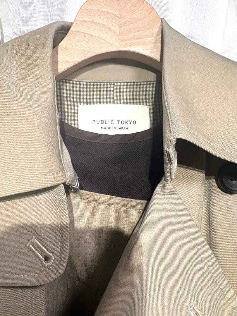 【美品】PUBLIC TOKYO パブリックトウキョウ トレンチコート
