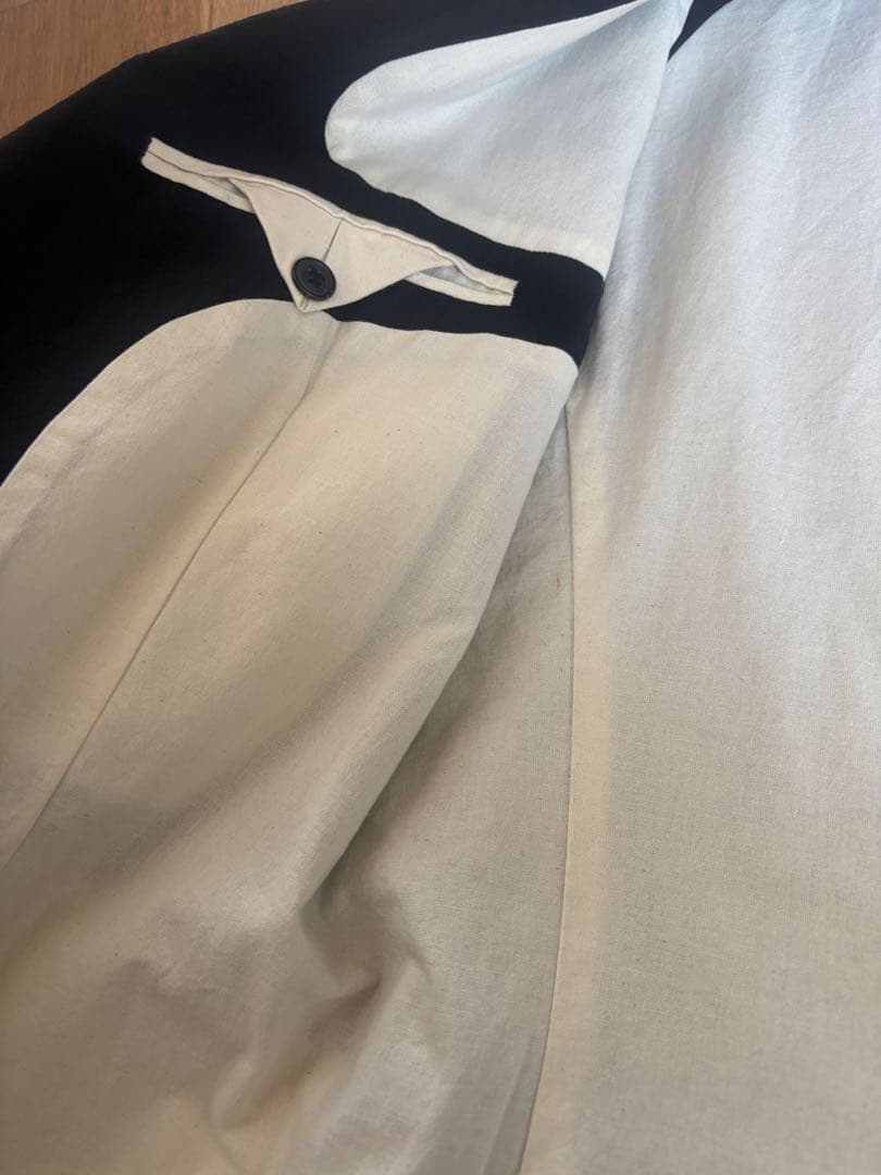 suzuki takayuki リネン 黒 テーラードジャケット