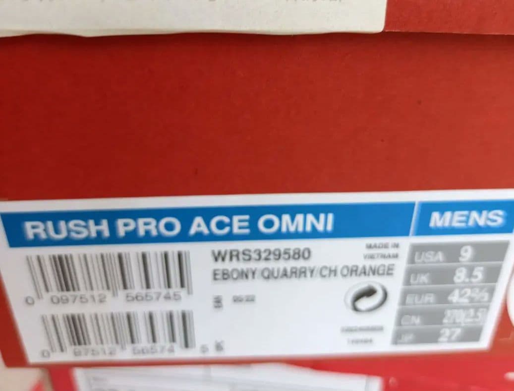 Wilson Rush Pro 3.0 テニスシューズ　オムニ・クレー　新品