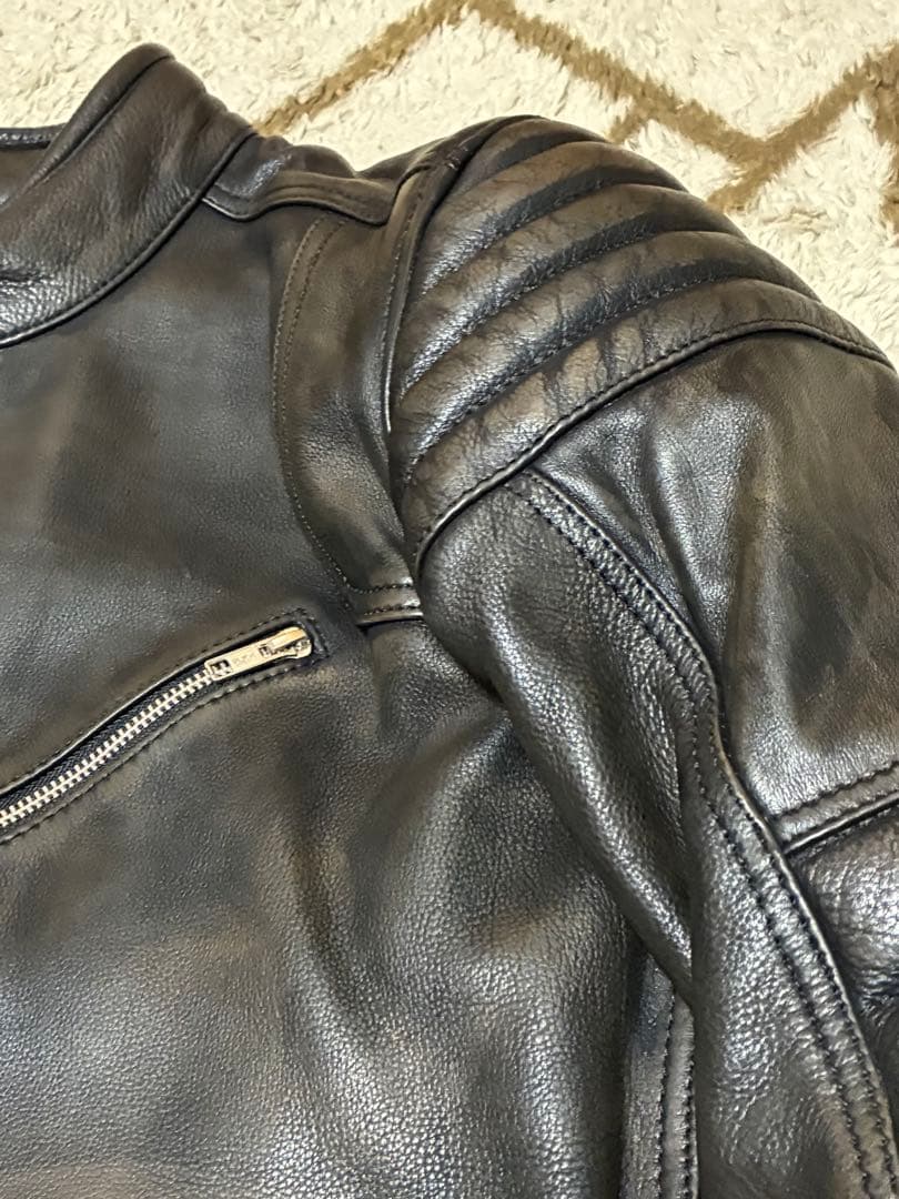 t*n様 AGE OF GLORY ロッカージャケットレザーブラック L