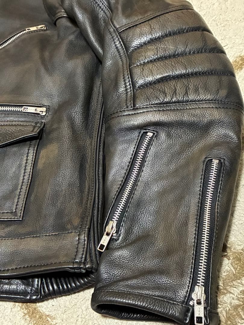 t*n様 AGE OF GLORY ロッカージャケットレザーブラック L