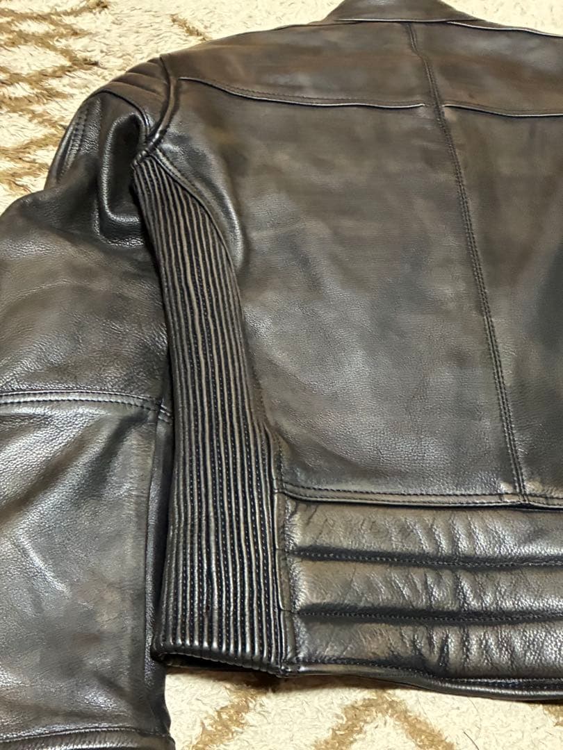 t*n様 AGE OF GLORY ロッカージャケットレザーブラック L