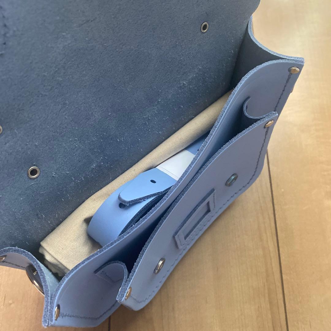 新品　Cambridge Satchel ライトブルー メッセンジャーバッグ