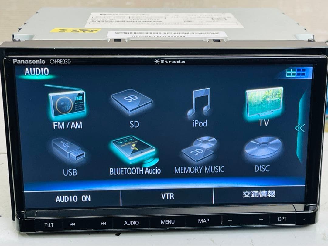 Panasonic パナソニック ストラーダ CN-RE03D メモリーナビ