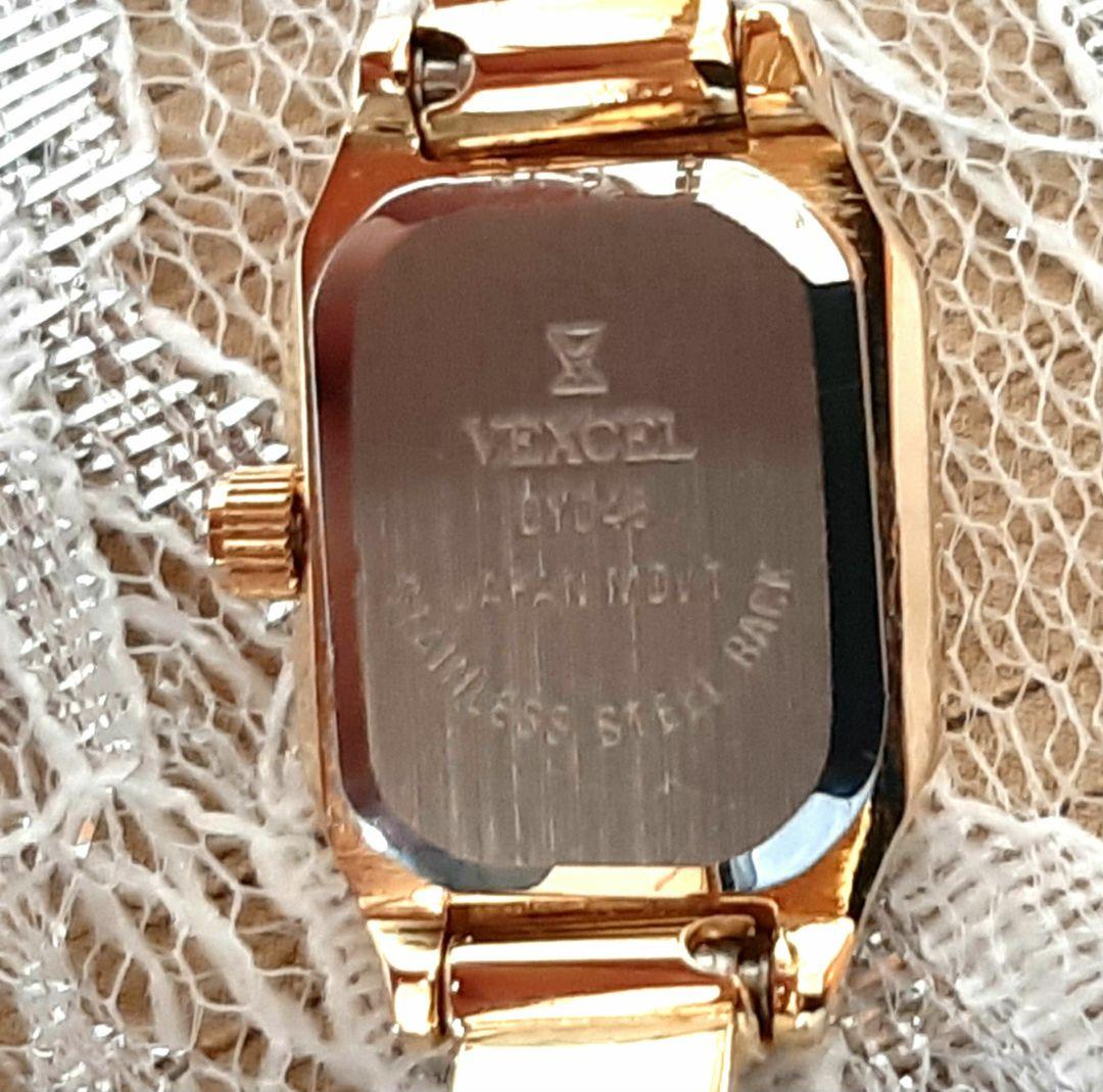 ✨新品電池☆稼働美品✨VEXCEL✨ ヴェクセル天然石　バングルウォッチ