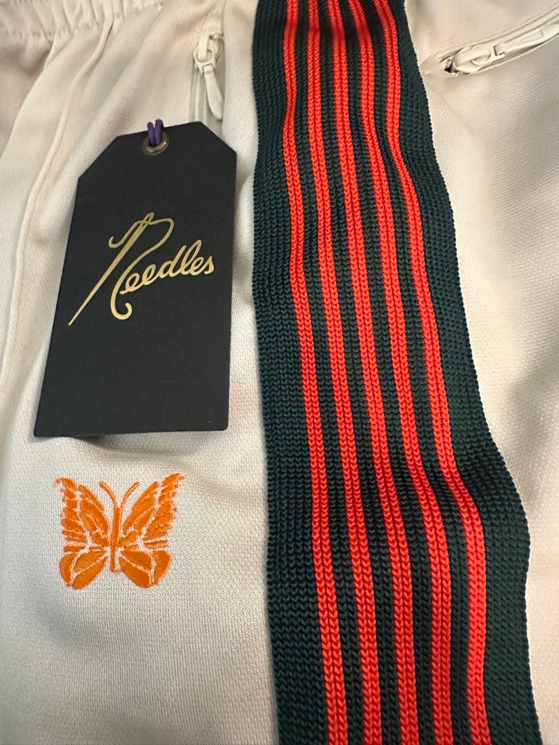 Needles パンツ　ホワイト/グリーン/オレンジ