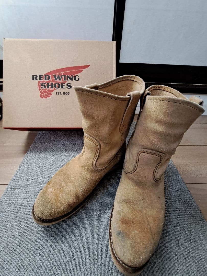 レッドウィング　8168　8E　スエードペコスブーツ