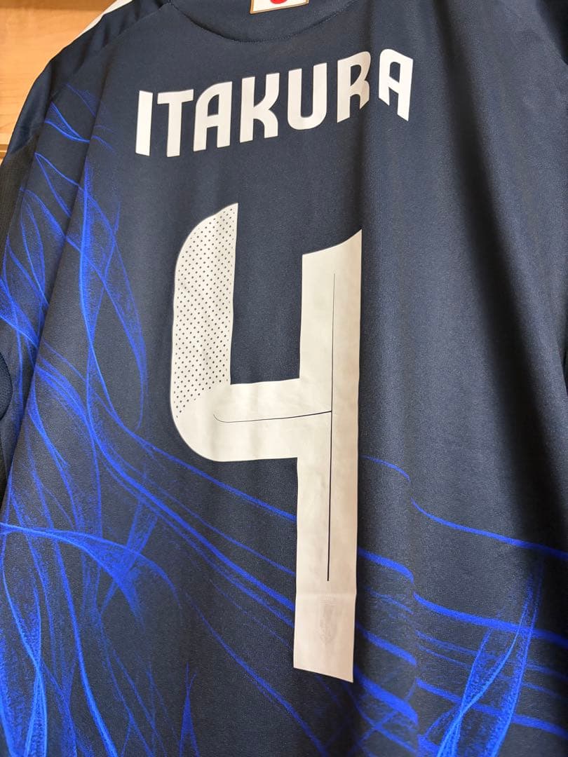 日本代表　板倉滉　♯4 オーセンティックユニフォーム　Y-3 4XLサイズ