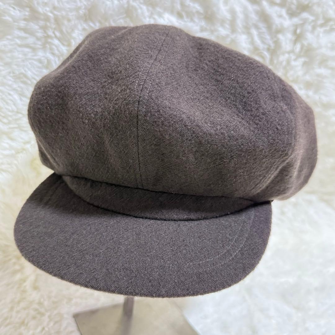 ISAMU KATAYAMA BACKLUSH キャスケット 帽子 サイズ3 茶