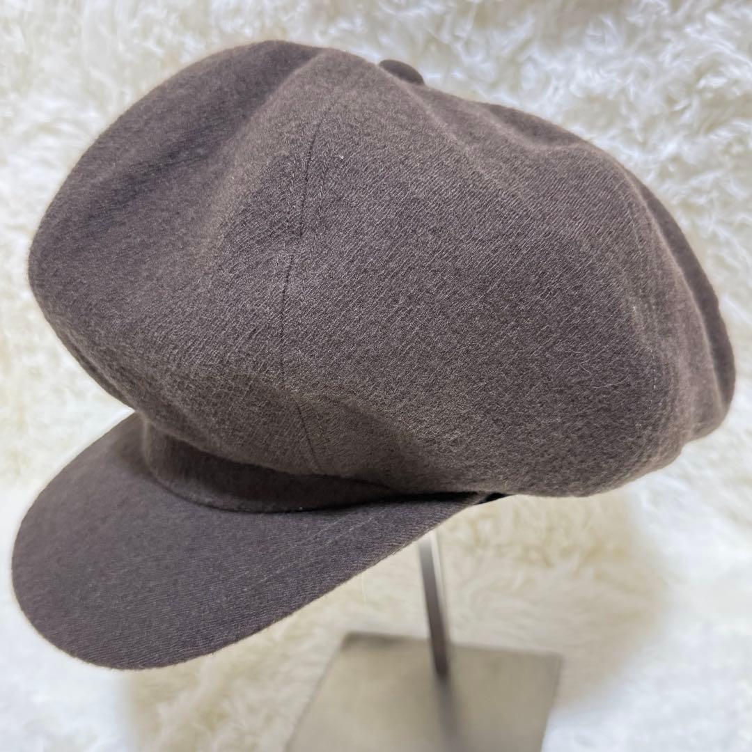 ISAMU KATAYAMA BACKLUSH キャスケット 帽子 サイズ3 茶