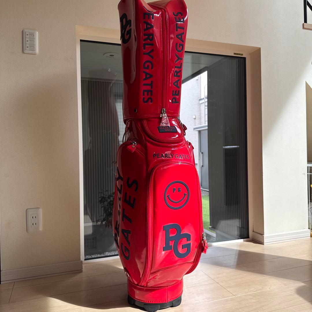 PEARLY GATES 赤 キャディバッグ