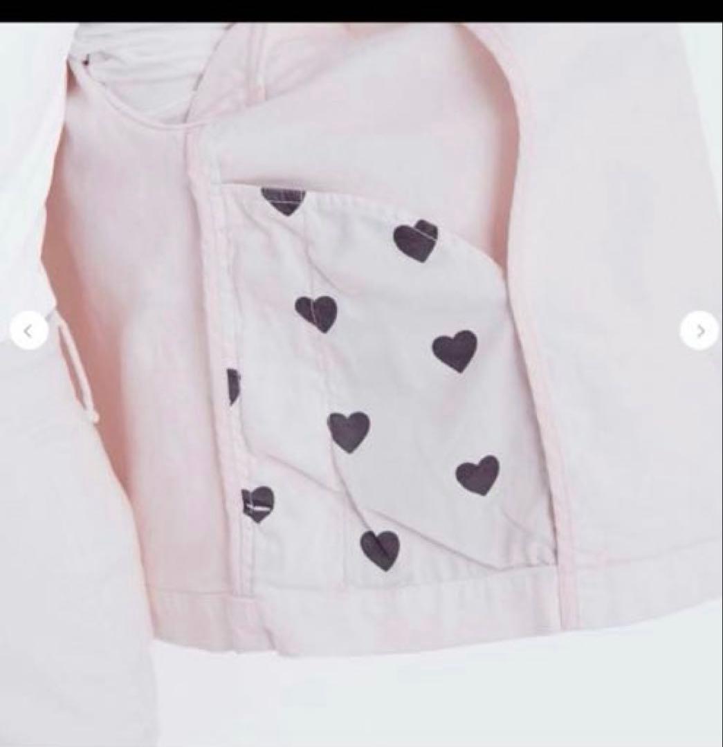 ノーカラー ピンクジャケット