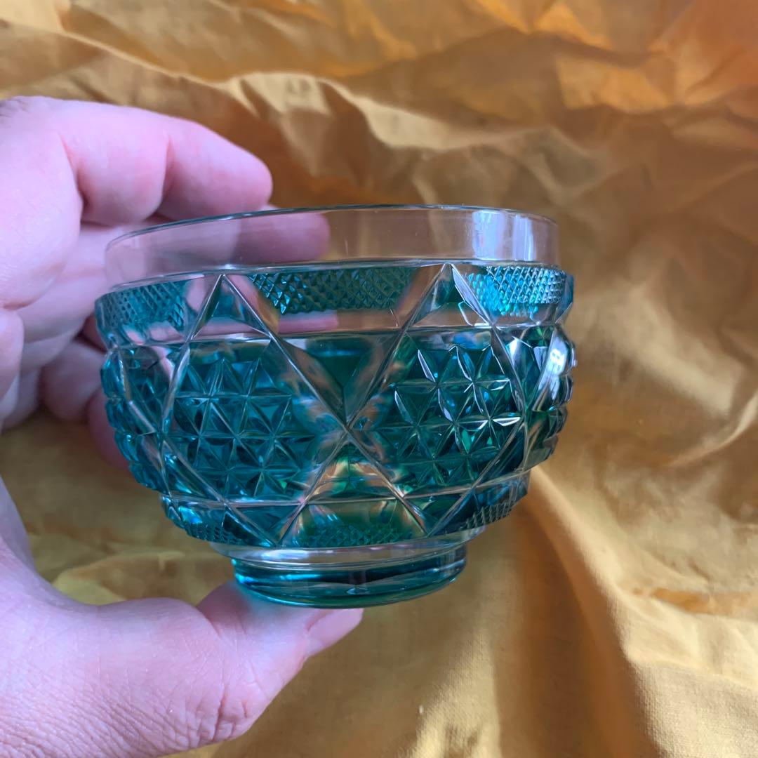 薩摩切子　子付鉢