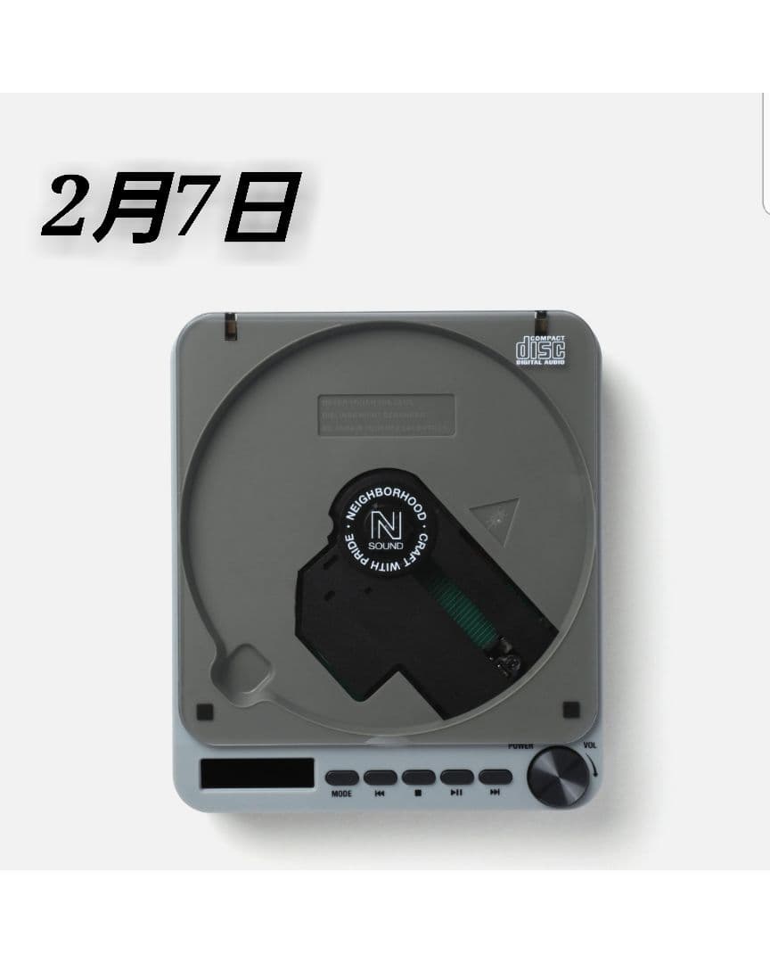 ポータブルプレーヤー NEIGHBORHOOD PORTABLE CD PLAYER