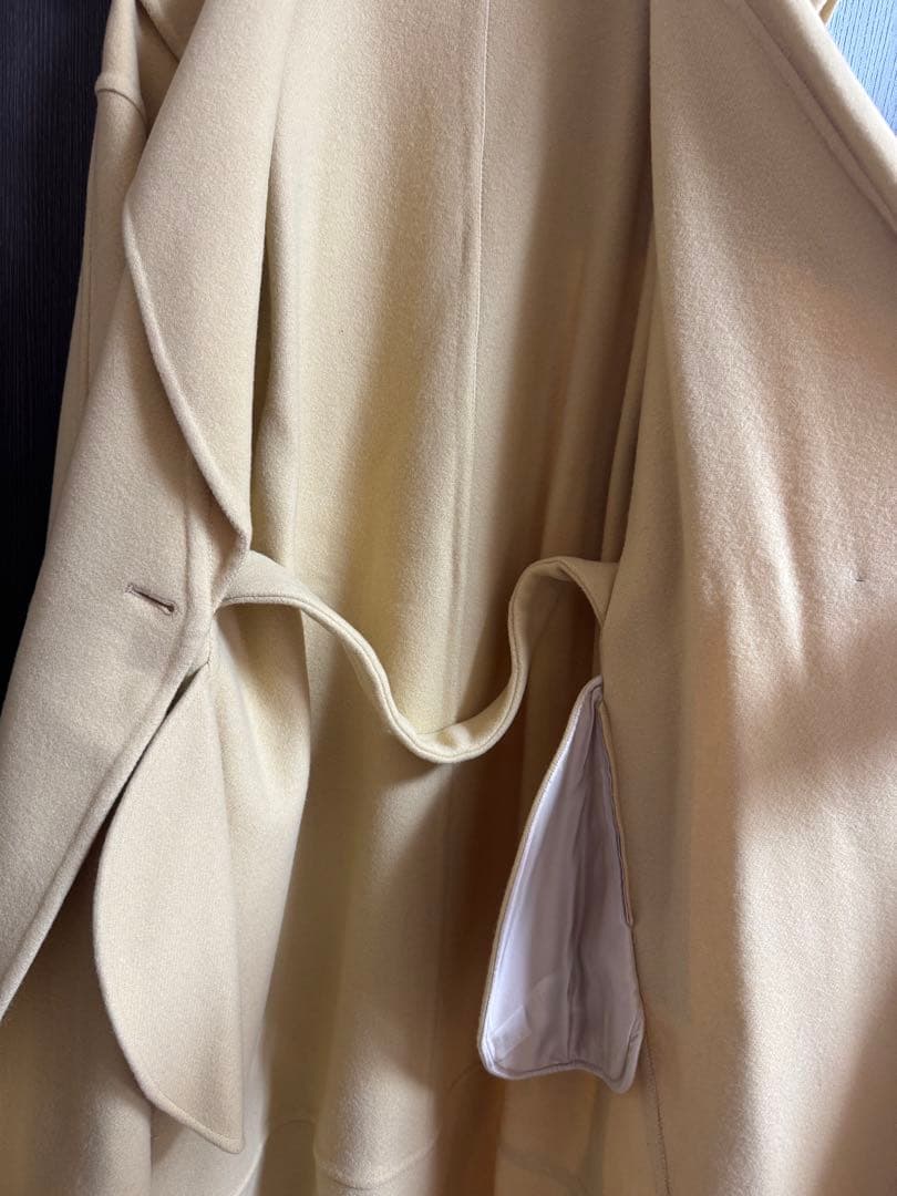 PUBLIC TOKYO クリームイエロー　 ロングコート