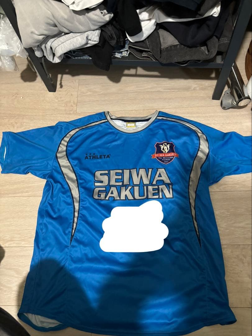 聖和学園の水色のシャツとインナーとソックス、ショーツセット