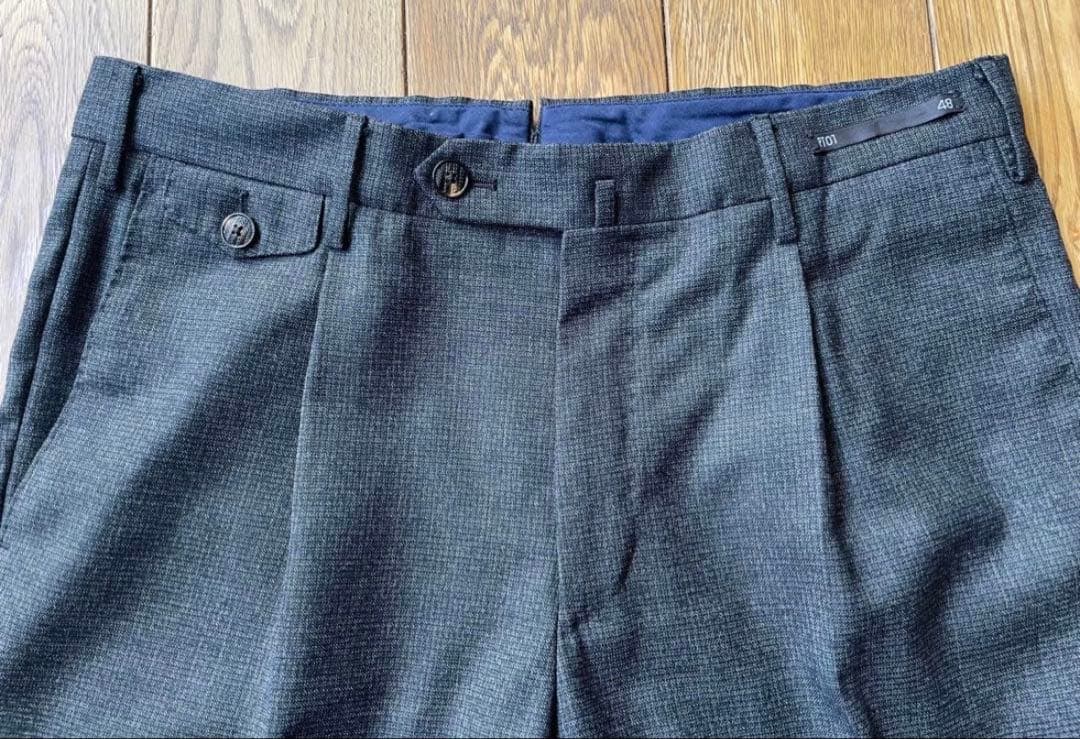 PT01 サイズ48 SUPER100 GENTLEMAN FIT スラックス