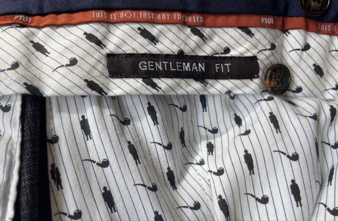 PT01 サイズ48 SUPER100 GENTLEMAN FIT スラックス