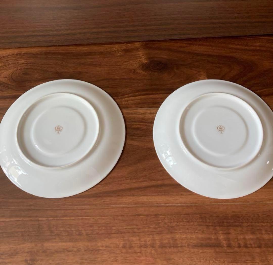 大倉陶器　大倉陶園　ゴールドライン　スープ　ソーサー　2客