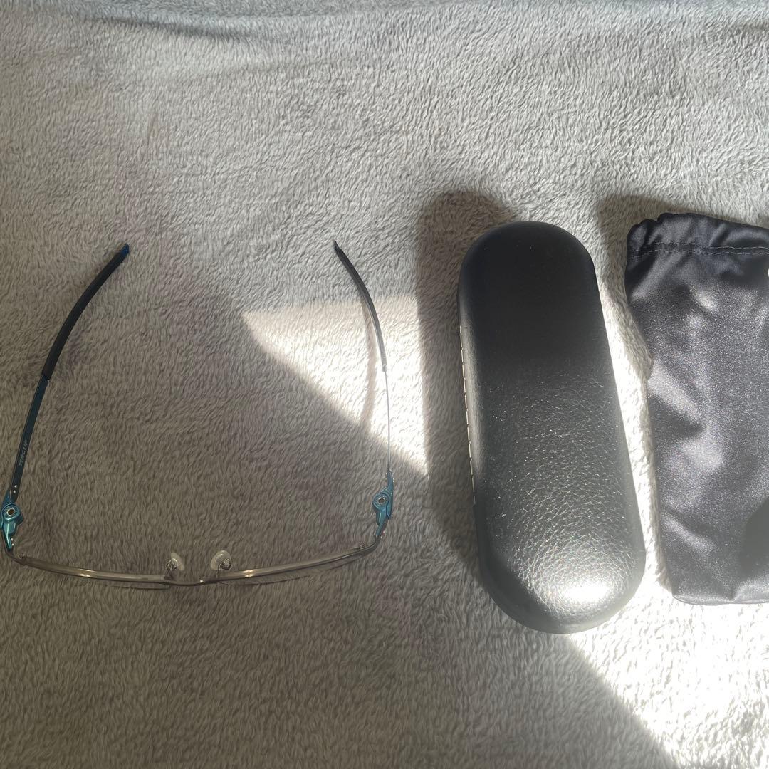 オークリー　oakley tincupチタンメガネ　サングラス　フルセット