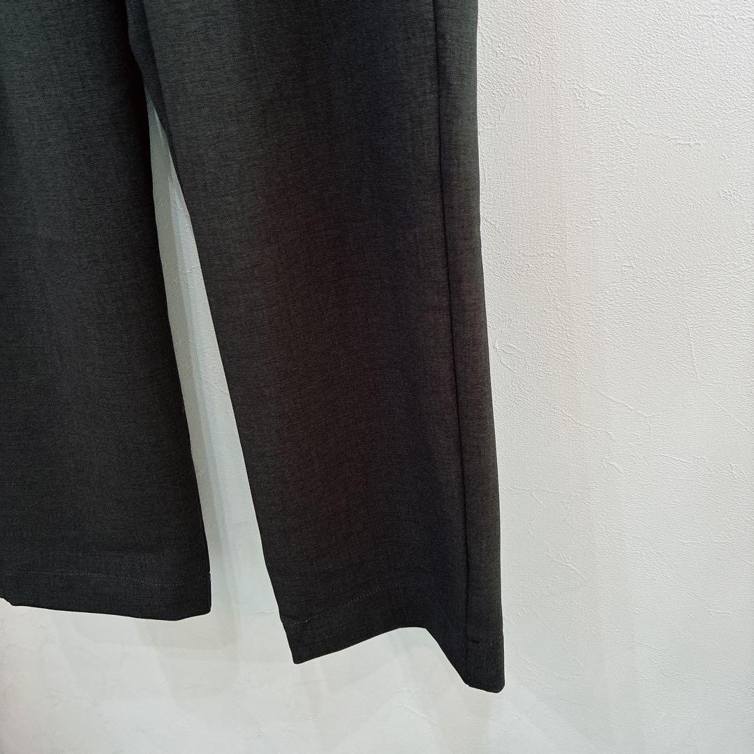 未使用 TRAVAIL MANUEL ダブルクロス 1タックストレートパンツ M