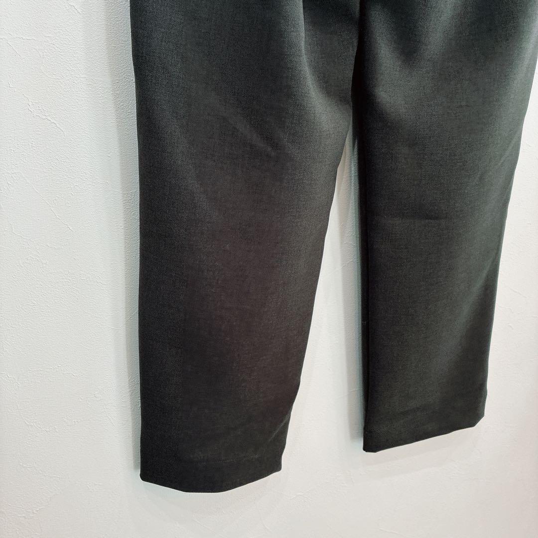 未使用 TRAVAIL MANUEL ダブルクロス 1タックストレートパンツ M
